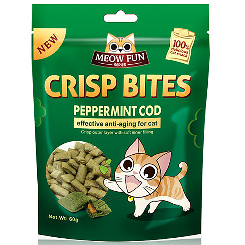 
                                        Bánh thưởng cho mèo vị bạc hà MEOW FUN
                                        Peppermint Cod Thương hiệu BUDGE
                                    