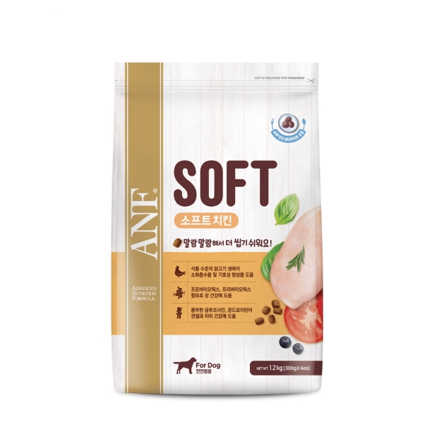 Thức Ăn Hạt Mềm Cho Chó ANF- Soft Vị Gà 1.2KG