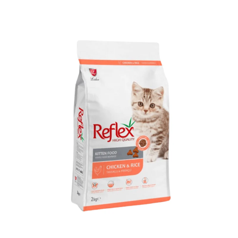 Thức Ăn Cho Mèo Con Reflex Kitten Vị Gà & Gạo 2KG